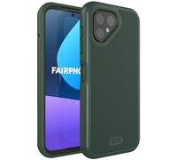 TUDIA DualShield Grip Coque Compatible avec Fairphone 5 (2023), [Merge] Coque de Protection de Qualité Militaire Résistante Aux Chocs Double Couche Antidérapante Robuste (Vert Pin)