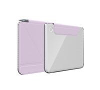 TUDIA M-Flip V2 Étui pour Kobo Libra Lilas | Compatible avec/sans stylet, coque magnétique amovible avec support réglable et dos transparent