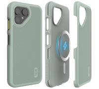 TUDIA MergeGrip Conçu pour Fairphone 6 (2025) [Accessoires MagSafe Compatibles] Coque de Protection Double Couche de Qualité Militaire Résistante aux Chocs et Robuste (Lys Vert)