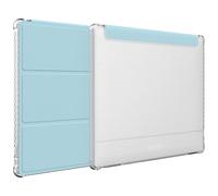 TUDIA SKN Flip Conçu pour Onyx Boox Go Color 7 (2024) - [Technologie de Mise en Veille/réveil Automatique améliorée] Coque Fine en Cuir TPU Transparent résistant aux Chocs de 7" (Bleu)