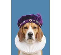 Tudor Beagle Dog Journal | Undated Daily Planner with Tasks & Notes | Hardcover Dog Lover Gift: 372-Page Day Per Page Organiser for Dog Lovers, Writers & Beagle Owners