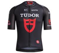 Maillot Tudor Pro Cycling Team 2026 Starlight manches courtes noir logo rouge - XL