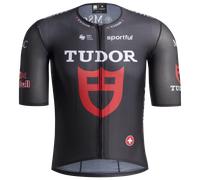 Maillot Tudor Pro Cycling Team 2026 Light 2 manches courtes noir rouge - M