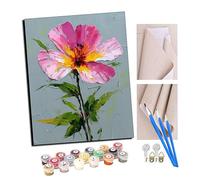 TUDOUTU Peinture par numéros Kits pour Adultes La danse des nuages roses Bricolage Peinture à l'huile numérique Toile Mur Art décoration de la Maison - 40x50 CM Avec cadre