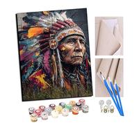 TUDOUTU Peinture par numéros Kits pour Adultes Totem coloré Bricolage Peinture à l'huile numérique Toile Mur Art décoration de la Maison - 40x50 CM Avec cadre