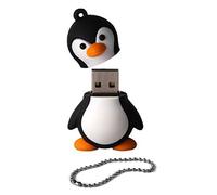 TuDu Clé USB 16 GO Pingouin Bébé USB 2.0 Stockage Memory Stick Fantaisie Noir et Blanc