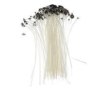 TuDu Lot de 50 mèches en coton naturel pour la fabrication de bougies - 15 cm