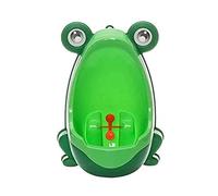 TuDu Urinoir pour bébé - En forme de grenouille - Parfait pour aider les mamans qui apprennent à leur enfant à aller aux toilettes - Pour salle de bain - Vert