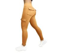 TUDUZ Pantalons de Remise en de vêtements de Travail Yoga serré Haute élasticité pour Les Femmes Qui courent (RD2, XXL)