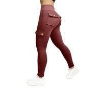 TUDUZ Pantalons de Remise en de vêtements de Travail Yoga serré Haute élasticité pour Les Femmes Qui courent (RD1, M)