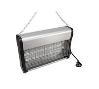 Perel Tools - Tueur d'insectes UV intérieur 2800V, silencieux, bac métal amovible, 80 m²