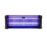 Perel Tueur d' Insectes UV électrique intérieur, Grille 2800V, Appareil Silencieux avec bac métallique Amovible, Couverture 150 m², Solution sans Produits Chimiques