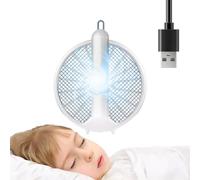 Tue-Mouches électrique Rechargeable par USB avec lumière Violette à 360 degrés, pour extérieur, intérieur, Camping