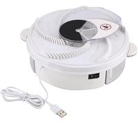 Tue-mouches intérieur automatique USB électrique Piège à mouches domestique Tue-moustiques avec appât de miel Haut pour la durabilité Pas lumière bruit pollution d odeur Convient chambre coucher Salon