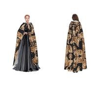 Tuehbsvo Golden Retrievers Cape à capuche pour Halloween, déguisement de sorcière pour adulte/enfant pour bal masqué, Halloween, fête de famille