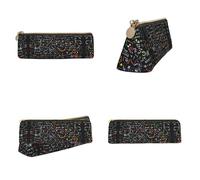 Tuehbsvo Math Formula Trousse à crayons en cuir avec fermeture éclair pour hommes, femmes, filles, garçons, professionnels, taille parfaite pour papeterie et ustensiles d'art