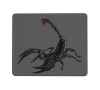 Tuehbsvo Tapis de souris Scorpion avec base en caoutchouc antidérapant pour ordinateur