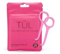 TÜL | Lot de 2 outils de retrait d'alignement transparents de qualité supérieure et outil de retrait de retenue | Outil de retrait d'alignement approuvé par Ortho pour tous les aligneurs | Rose