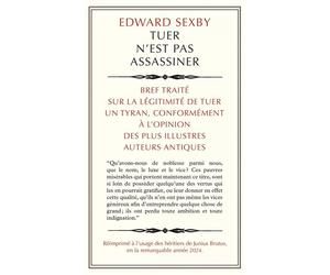 Tuer n'est pas assassiner - Edward Sexby - Allia - broché - Essai