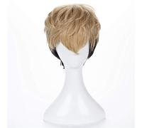 Tuer traque Sangwoo Cosplay perruque court lin noir Ombre résistant à la chaleur cheveux synthétiques Halloween fête Anime Costume perruques KUJ6471