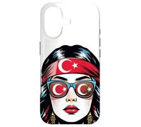 Türkiye Girl Turk Women Turkish Flag Turkey Coque pour iPhone 17