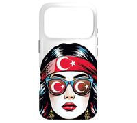 Türkiye Girl Turk Women Turkish Flag Turkey Coque pour iPhone 17 Pro