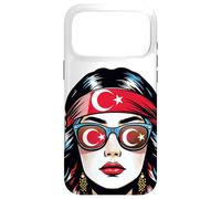 Türkiye Girl Turk Women Turkish Flag Turkey Coque pour iPhone 17 Pro Max