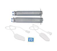 Türscharnierfeder Set Avec Seilzügen Adapté pour Siemens 00754873 Lave-Vaisselle