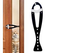 Türverriegelung Für Katzen - Verstellbarer Halter Und Riegel,Türstopper Zum Offenhalten Der Tür | Für Wohnzimmer Schlafzimmer Studierzimmer Wohnung Haus Farmhaus