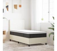 TUERYAFEK Matelas à ressorts Bonnell, moyen, 90 x 190 cm | Tissu respirant, construction multicouche, silencieux, extracteur manuel, emballage compressé