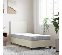 TUERYAFEK Matelas à ressorts ensachés, 90 x 190 cm, moyen | Tissu respirant, construction multicouche, absorbant le bruit, emballé en rouleau