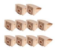 Tuesoa 10PièCes SéRies Aspirateur en Papier Kraft PoussièRe Double Filtre Sac À PoussièRes Adapté pour Z1480 ZW1200-211 ZC1120B ZC1120R ZC1120Y ZMO1510 ZMO1511 ZMO1530 ZMO1550 SéRie