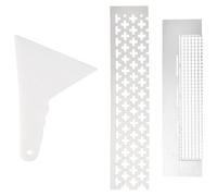 Tuesoa 2 PièCes 5D Diamant Peinture RèGle Outil et 1 Pc Diamant Peinture Fix Outils Bricolage Diamant Peinture RèGle pour Diamant Peinture