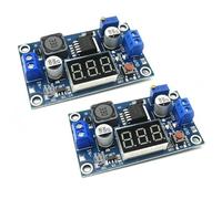 Tuesoa 2X Module Booster XL6009 4A DC-DC 4,5-32 V à 5-35 V Module D'Alimentation Réglable Module Élévateur à Faible Ondulation
