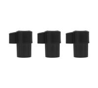Tuesoa 3 Pièces Capuchon D'Extrémité de Saxophone Alto Ensemble D'Accessoires de Saxophone Capuchon de Bouchon Anti-Poussière de Cou Plié de Saxophone Muet