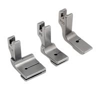 Tuesoa 3PCS Rassemblement Plissé/Pied Presseur Fronceur P5 P50 P5W pour Machine à Coudre Industrielle, Facile à Utiliser