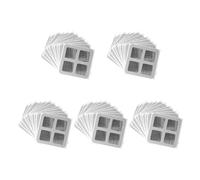 Tuesoa 50pcs Autocollant de Drain de Sol, Attrape-Cheveux Jetable pour Drain de Douche, Autocollant de Drain de Sol Jetable, Couvercles de Drain Jetables Faciles à Installer et Faciles à Utiliser