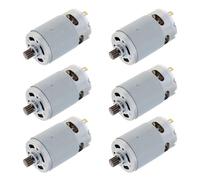 Tuesoa 6X 21V RS550 Moteur Brossé Moteur 14 Dents Convient pour 4/6 Pouces Mini Scie à Bûche Sans Accessoires D'Outils de Tronçonneuse