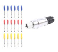 Tuesoa Base de Support de Lame avec 18 Lames de Coupe (30/45/60 DegréS) pour Silhouette Cameo 1 2 3/Portrait/Curio/Graphtec 6000/Ce 5000-60 Plotte