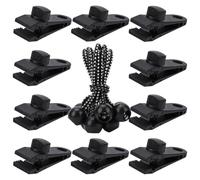 Tuesoa Clips de Bâche avec Poignée de Verrouillage Robuste, Paquet de 20 Pinces de Bâche, Attaches pour Tissu D'Ombrage, Pinces pour Cordons Élastiques pour Couverture D'Auvent de Piscine
