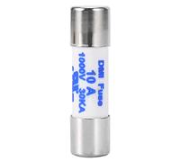 Tuesoa Fusible Multimetre Cylindre en Ceramique Blanc de 10 x 38mm 1000V 10A