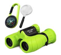 Tuesoa Jumelles pour Enfants 8 X 21, Télescope Compact Adapté à L'Observation des Oiseaux, au Camping, au Voyage, Aux Jeux, Jouet pour Enfants, Facile à Utiliser, Fabrication de Qualité