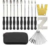 Tuesoa Kit D'Outils de RéGlage de Carburateur pour Moteurs à 2 Temps, Outil de RéGlage de Mise au Point Du Carburateur pour TronçOnneuse DéSherbeur Tondeuse