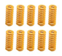 Tuesoa Ressort de Nivellement de Lit Chauffant pour Imprimante 3D 8X20Mm Jaune de Compression pour 2 3 Pro -10S Pro Hotbed (10 PièCes SéRies)