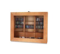Tuesoa Secouez L'Étagère D'Anxiété avec 200 Livres Bibliothèque Miniature Étagère en Bois Secouez Votre Anxiété A