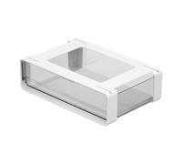 Tuesoa Support D'Assiette en Papier, Organisateur de Tiroir sous Armoire, Organisateur de Rangement en Plastique pour Armoire de Cuisine, Accessoires D'Armoire-A