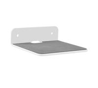 Tuesoa Support Mural Multifonctionnel pour Haut-Parleur Portable, Étagère Murale pour Routeur Haut-Parleur Blanc