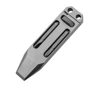 Tuesoa TC4 Alliage de Titane Multi-Fonction Levier Tire-Bouchon Tournevis Mini Clé Pied de Biche Outil de Poche Pendentif