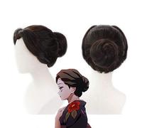 Tueur de démons: Kimetsu No Yaiba Tamayo Cosplay perruques Fibre haute température Style japonais cheveux noirs avec bonnet gratuit TCY-377