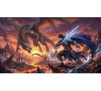 Tueur de Dragons Puzzle 1000 Pièces Adultes Et Enfants,Anti-Stress, Déco Murale Héros,Défi,Premium,Carton,Dès 14 Ans,Jeu Éducatif,Détente,Casse-tête 38x26cm